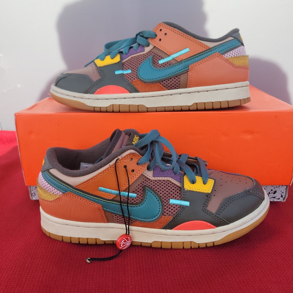 Nike Dunk Low Scrap Multicolor Sneakers